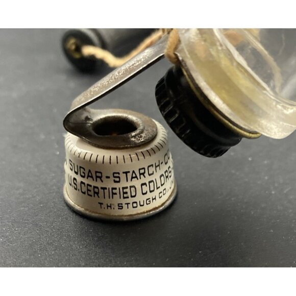 Vtg Candlestick Telephone Glass Candy Container TH Stough Co Jeanette PA LOOK - Picture 9 of 16